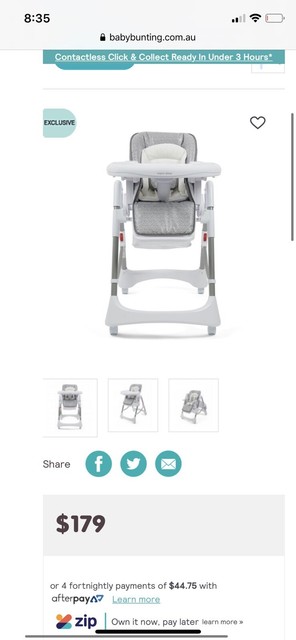 regent deluxe high chair